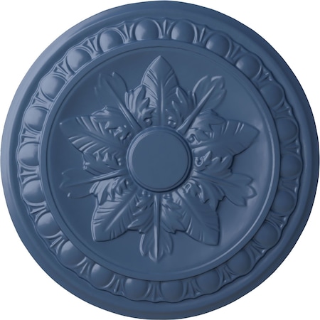 Ekena Millwork Exeter Ceiling Medallion (Fits Canopies up to 3 1/8"), Hand-Painted Americana, 17 3/4"OD x 1 1/8"P CM17EXAMF